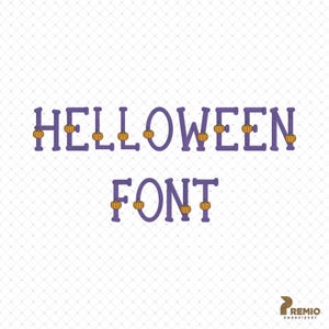 Halloween Pumpkin Embroidery Font, Halloween Satin BX Alphabet, Monogram BX Font, Fall Machine Embroidery Font - 9 Size (Digital Download)