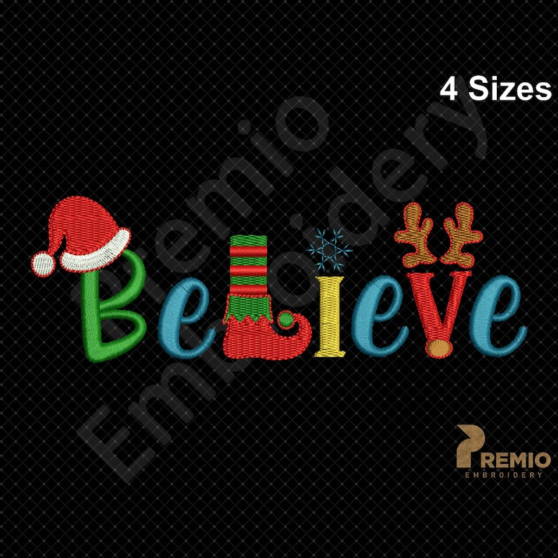 Believe embroidery design believe machine embroidery designs  etsy Believe embroidery design believe machine embroidery designs  etsy