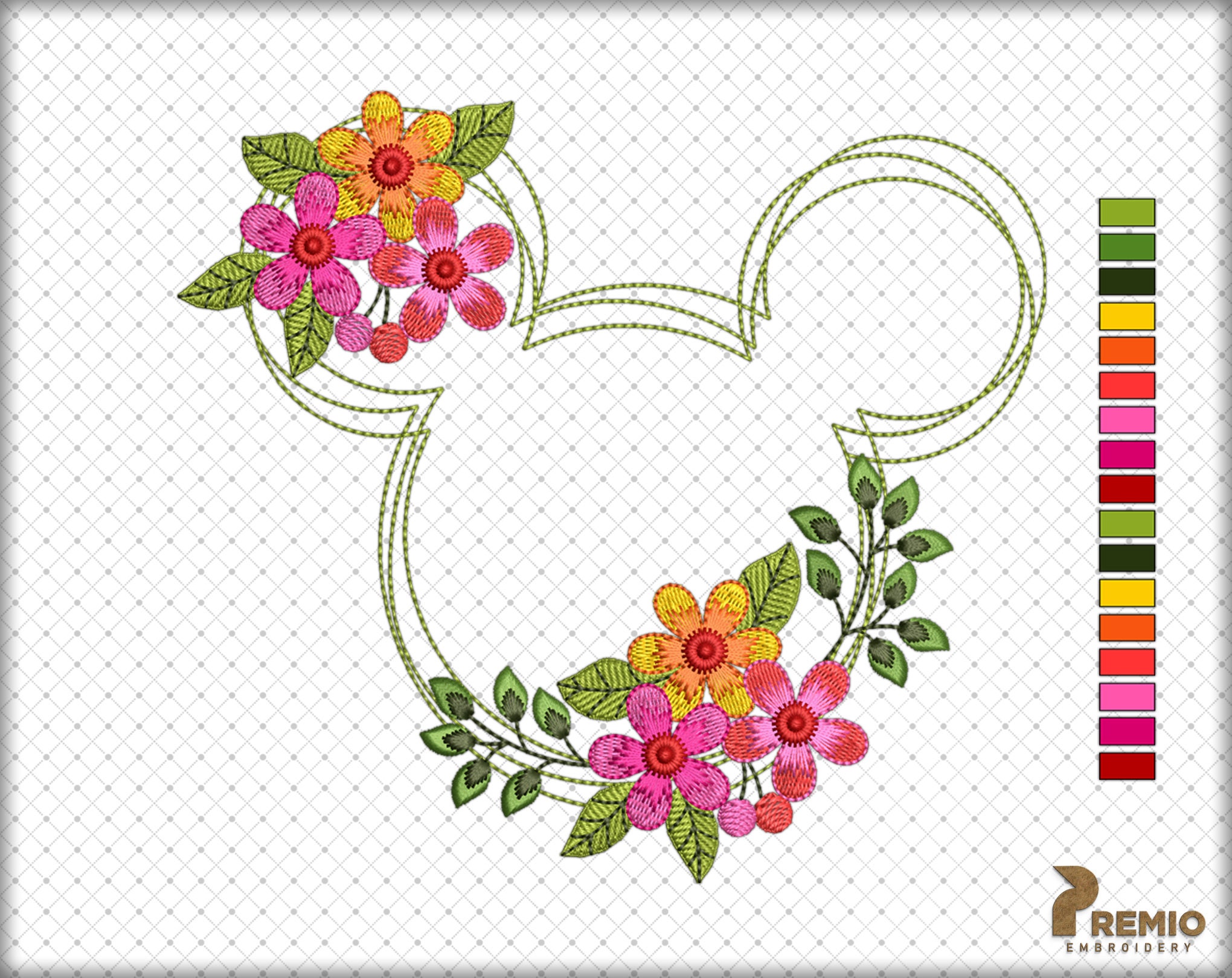 Spring Embroidery Designs, Hello Spring Embroidery, Spring Flowers ...