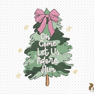 Diseño de bordado de la Natividad de Navidad, diseño de bordado religioso cristiano de Jesús, archivos de bordado a máquina del árbol de Navidad de la escena de la Natividad