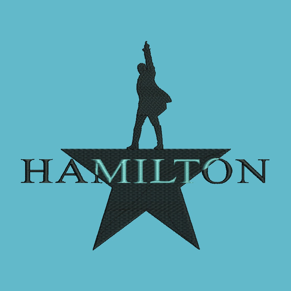 Hamilton Design Hamilton Embroidery Hamilton Logo Etsy