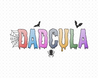 Dadcula Embroidery Designs, Halloween Machine Embroidery Designs, Dadcula Halloween Dad Embroidery Patterns, Halloween Skull Dad Embroidery