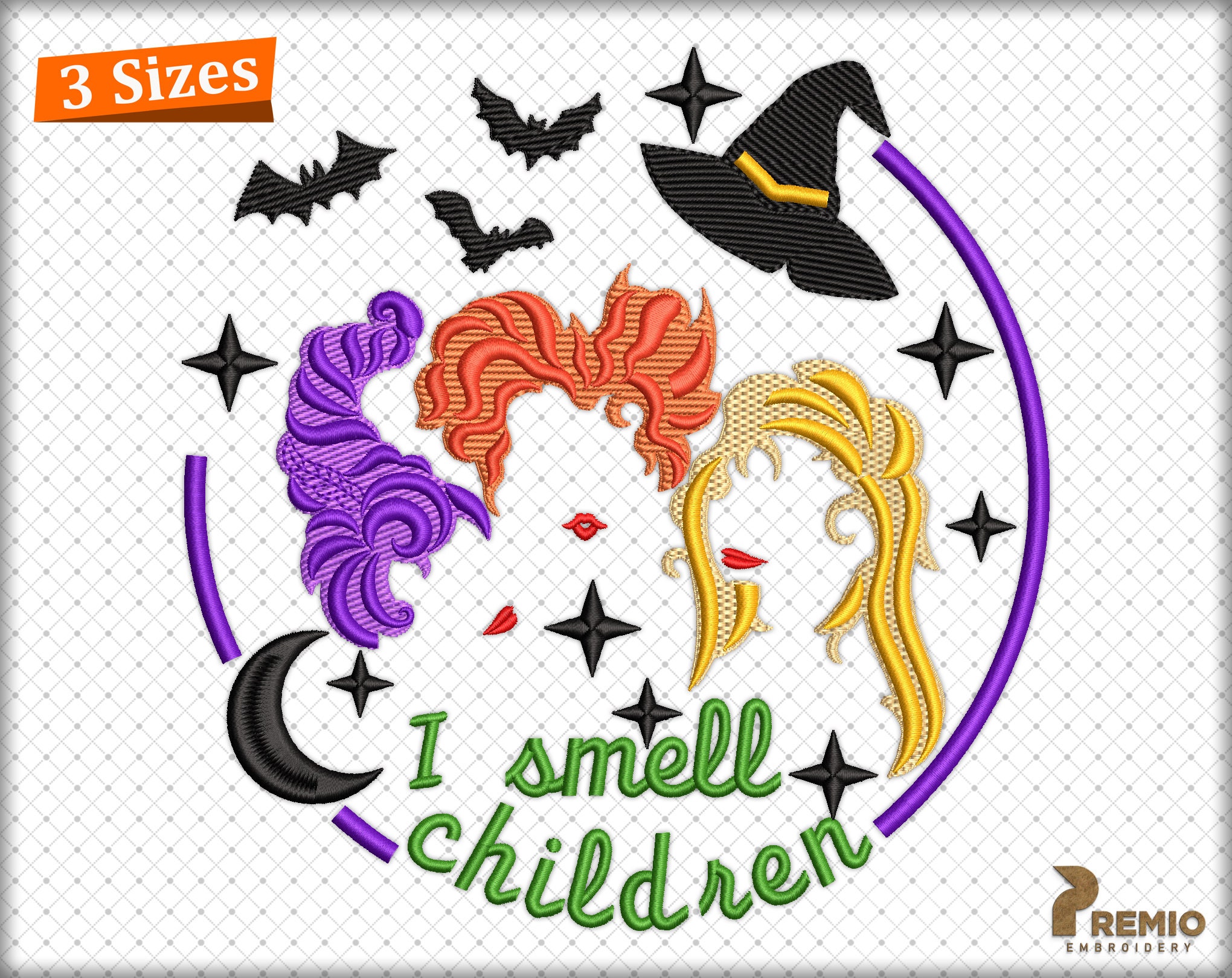 I Smell Children Embroidery Design Sanderson Halloween - Etsy Norway