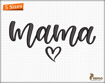 Mama Machine Embroidery Design, Mama Embroidery Designs, Mama Collar Embroidery Design, Mothers day Mama Embroidered Sweatshirt Design Files