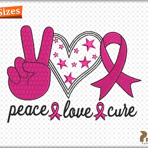 Awareness Embroidery Design, Cancer Ribbon Machine Embroidery Design, Awareness Ribbon Embroidery Designs, Pink   Breast Cancer Survivor