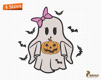 Gruseliger Kürbis Stickdatei, Halloween Stickdatei, Geist Stickdatei, Halloween Stickdatei, Halloween Stickdatei, Halloween Stickdatei