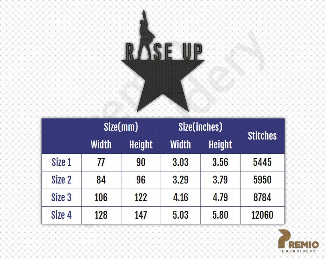 Hamilton Embroidery Design Hamilton Logo Embroidery Hamilton Etsy UK