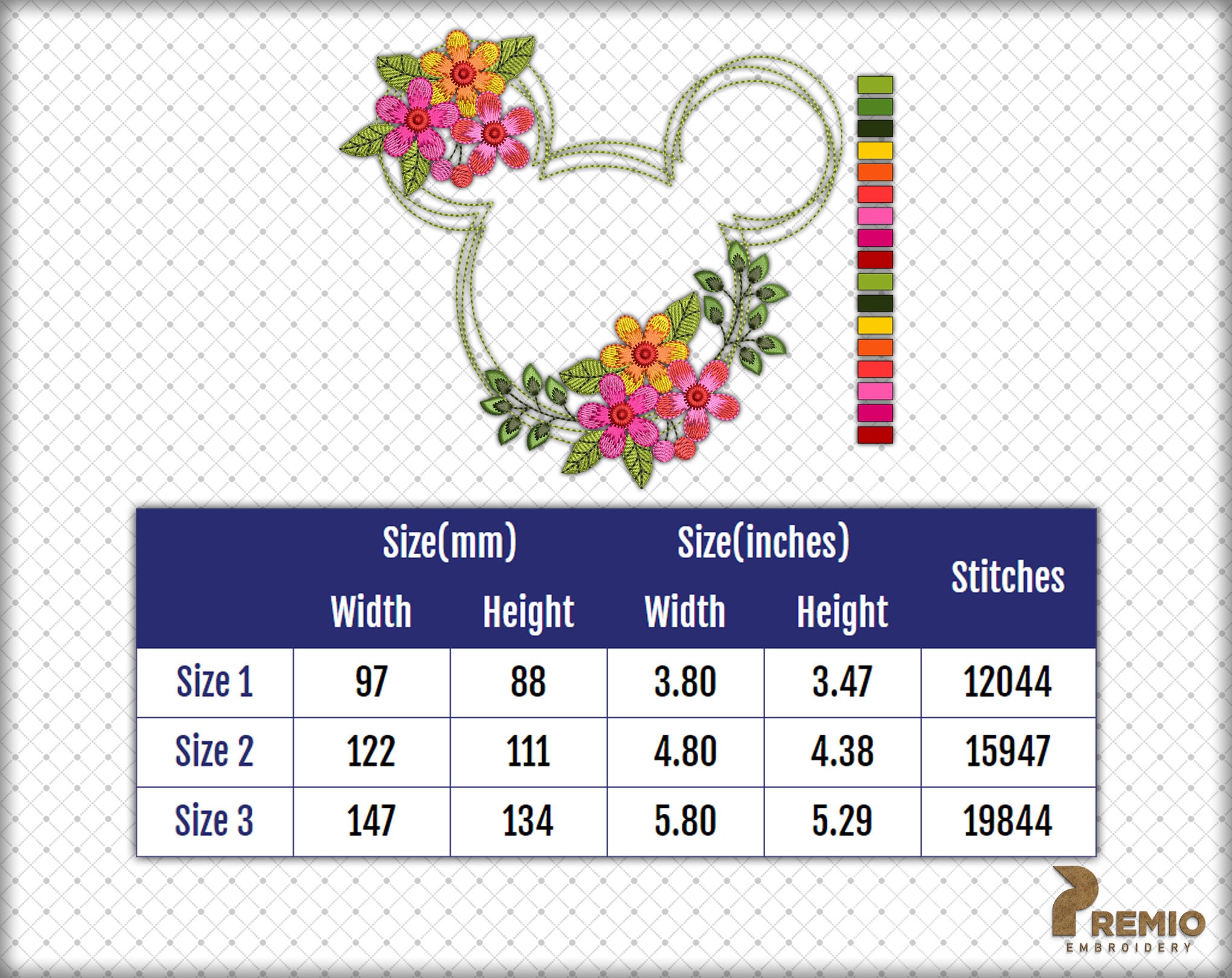 Spring Embroidery Designs, Hello Spring Embroidery, Spring Flowers ...