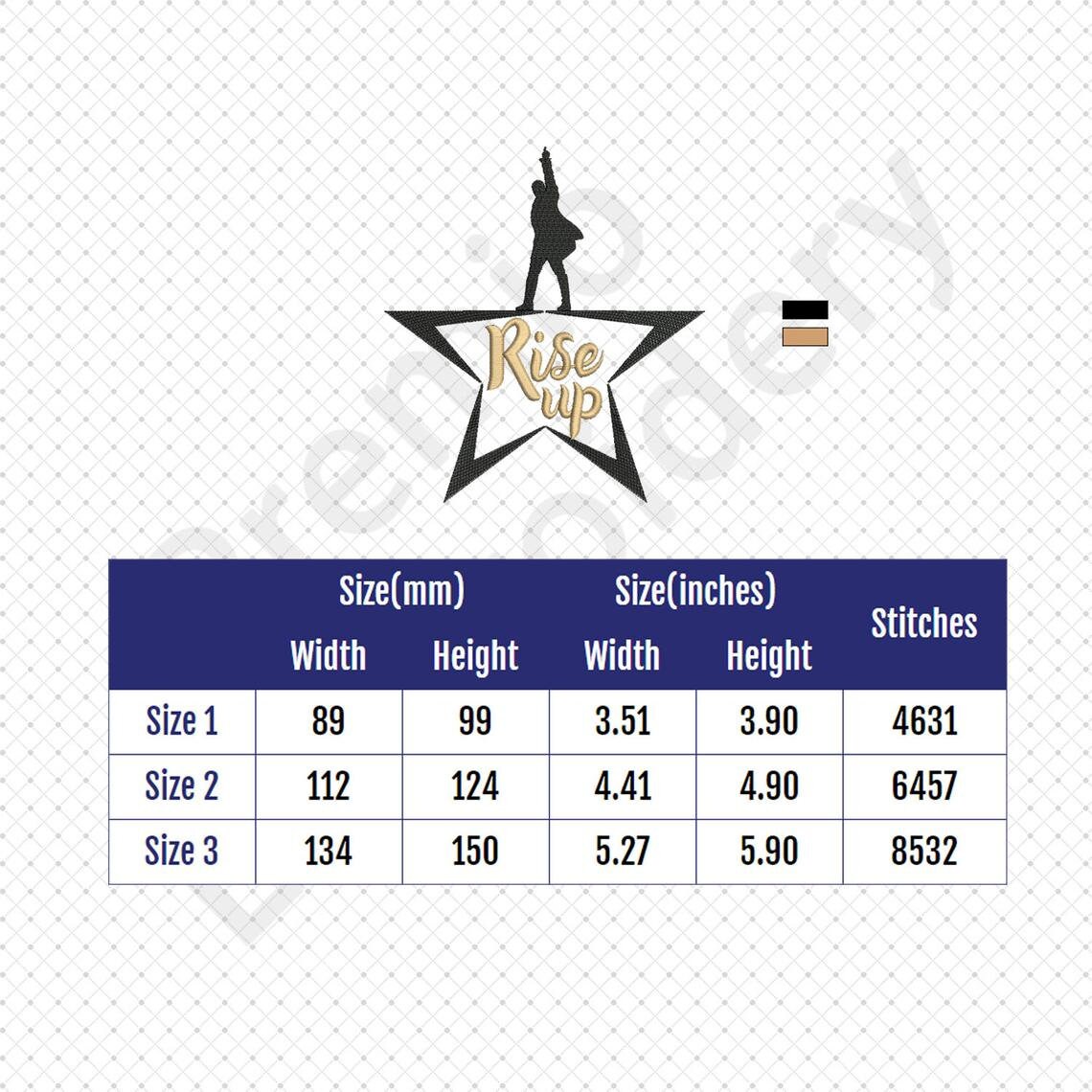 Hamilton Embroidery Design Hamilton Logo Embroidery Hamilton Etsy