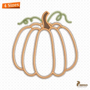 Leopard Pumpkin Embroidery Design: Fall Sunflower Cheetah Applique (Digital Downloads