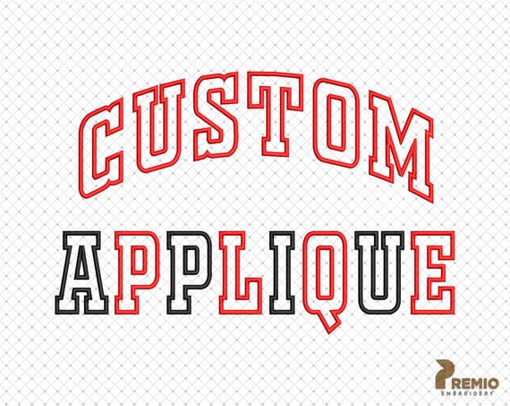 Custom Digitizing Embroidery Design, Custom Applique Embroidery Digitizing Design Patterns, Digitize Your Name Logo Letters Embroidery Files