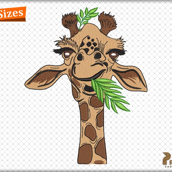 Giraffe Embroidery - Etsy
