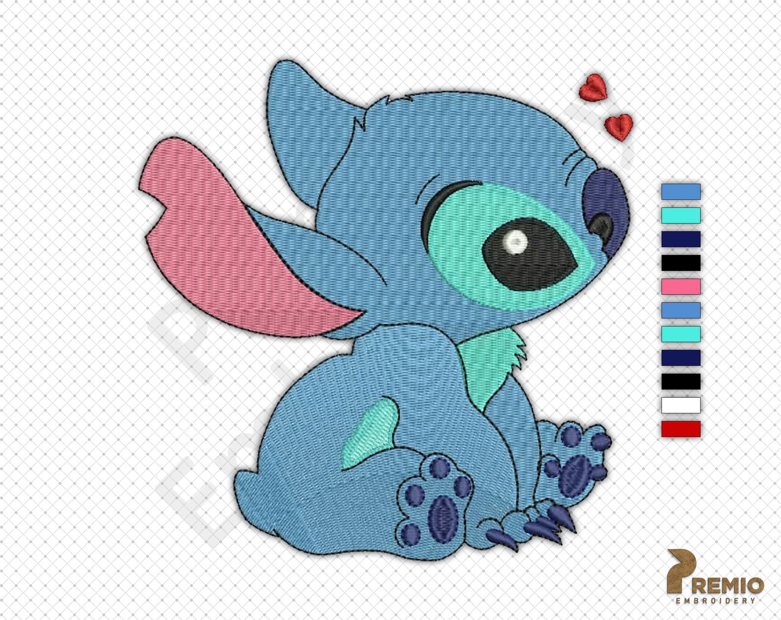Stitch Embroidery Designs
 Stitch Embroidery Designstitch Character Embroidery Designs Etsy