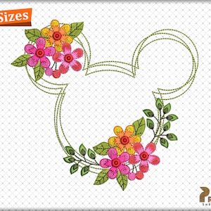 Spring Embroidery designs, Hello Spring Embroidery, Spring Flowers machine embroidery designs -Digital Machine Embroidery Instant Downloads