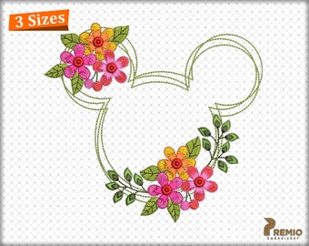 Spring Embroidery designs, Hello Spring Embroidery, Spring Flowers machine embroidery designs -Digital Machine Embroidery Instant Downloads