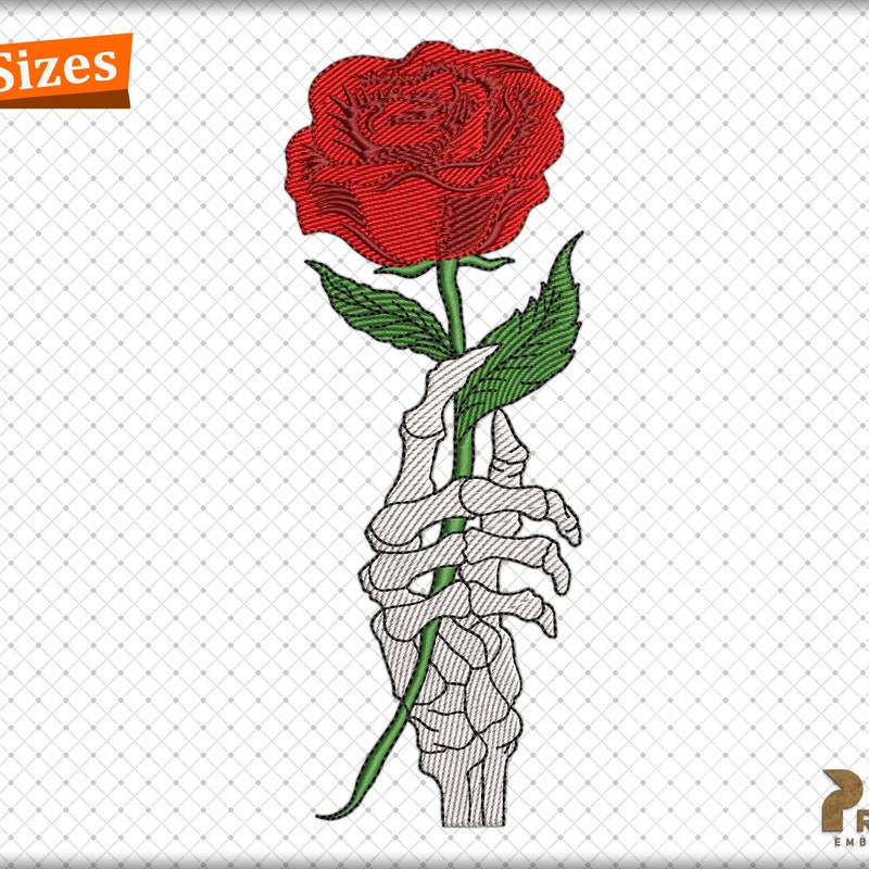 Roses Skeleton - Etsy