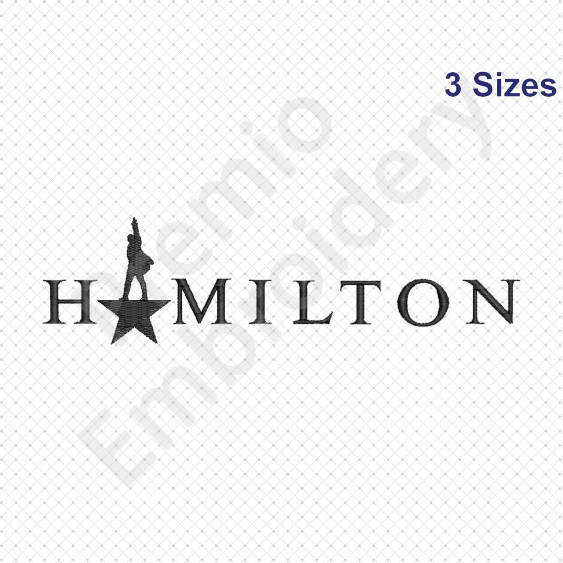 Hamilton Embroidery Hamilton Design Hamilton Embroidery Etsy