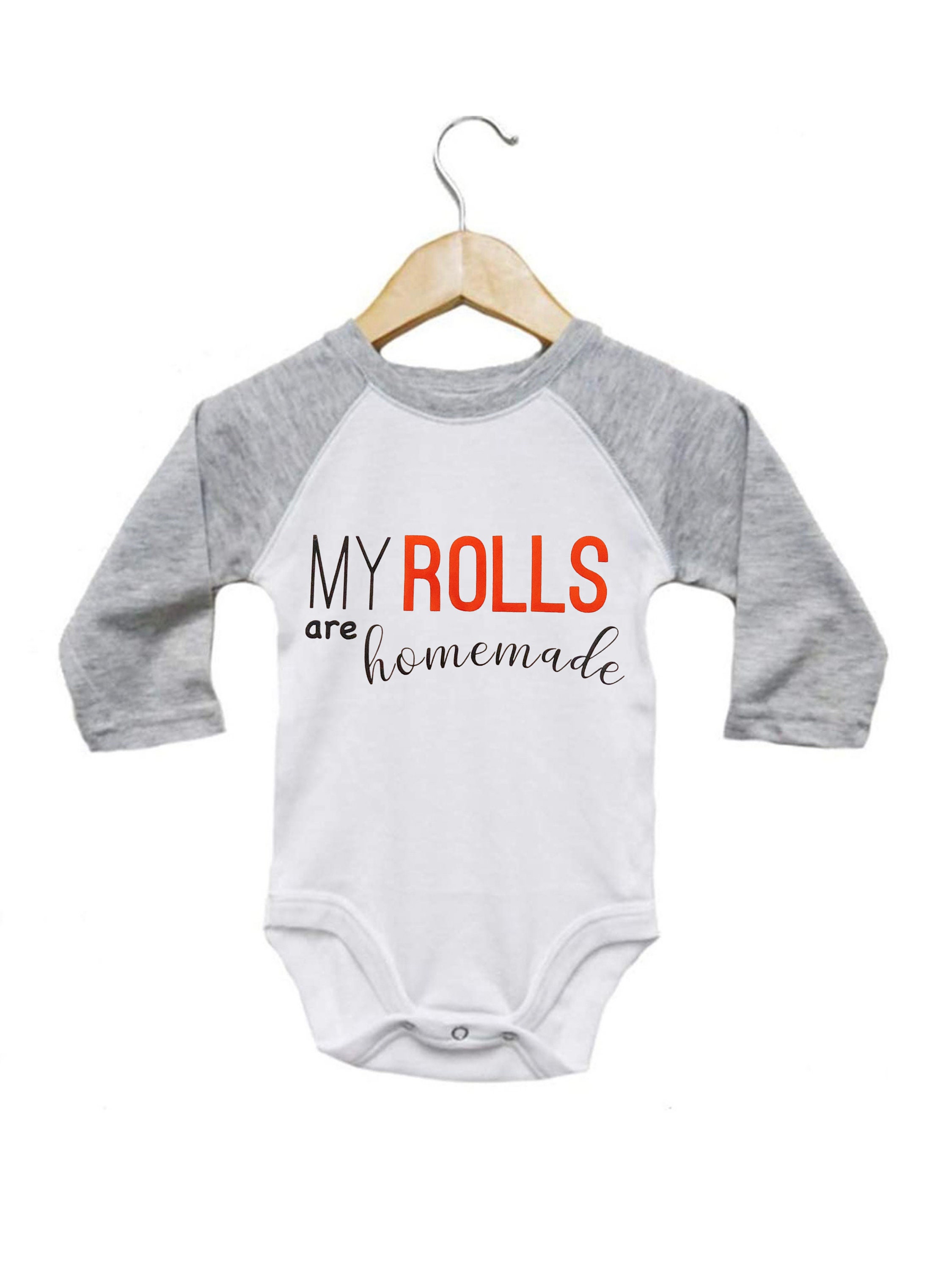 These Rolls Are Homemade Onesie Etsy