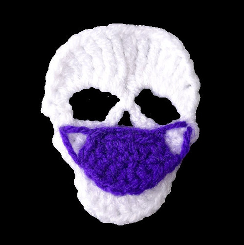 Face mask set of 3 Pattern spider skull in mask ghost | Etsy