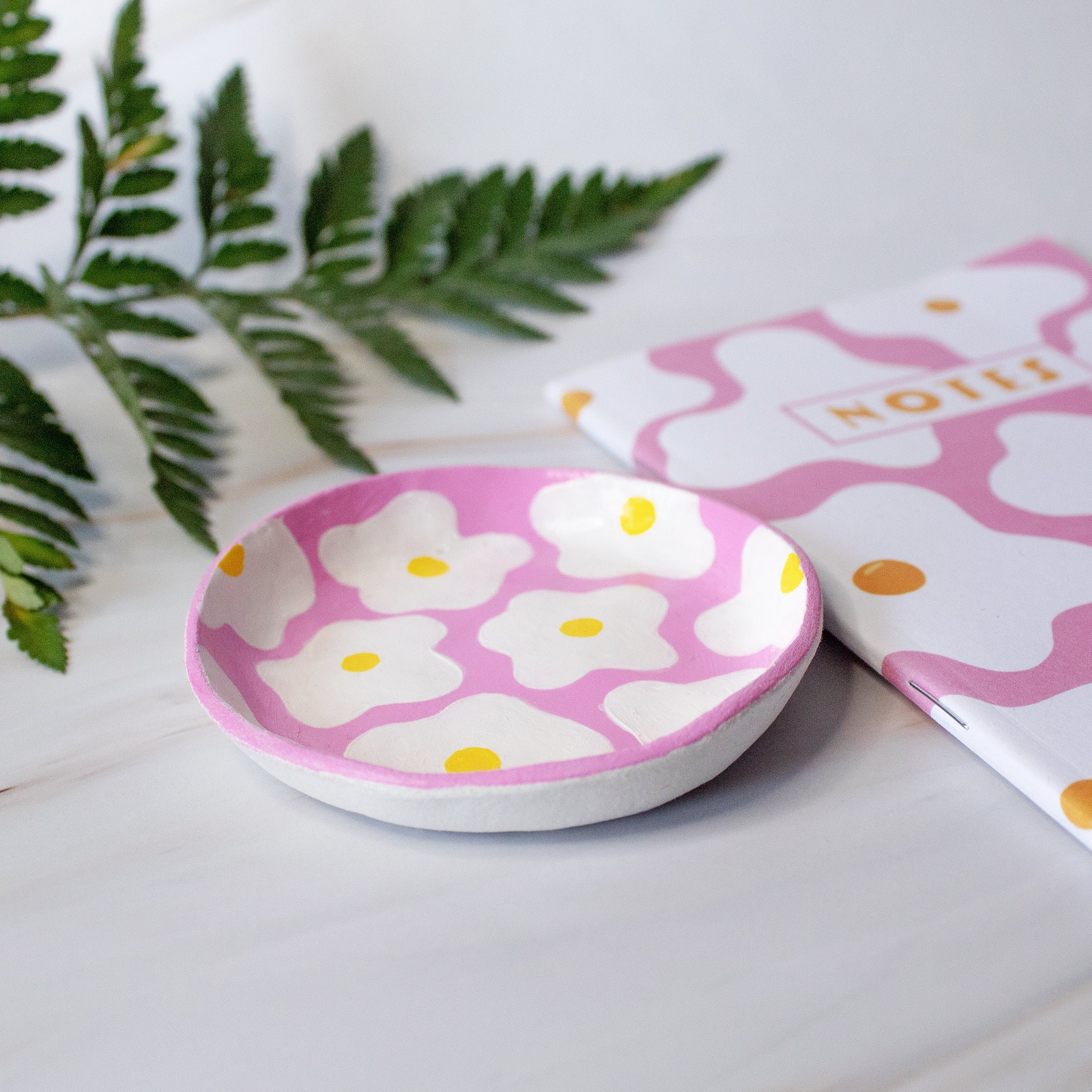 Eggy Flowers Trinket Dish