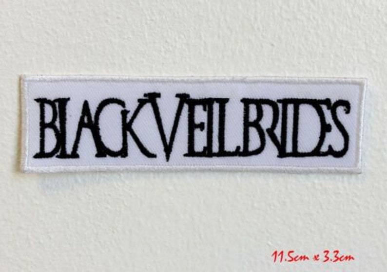 My Chemical Romance Gerard Way Punk Rock Metal Music Iron on Sew on Embroidered Patch White