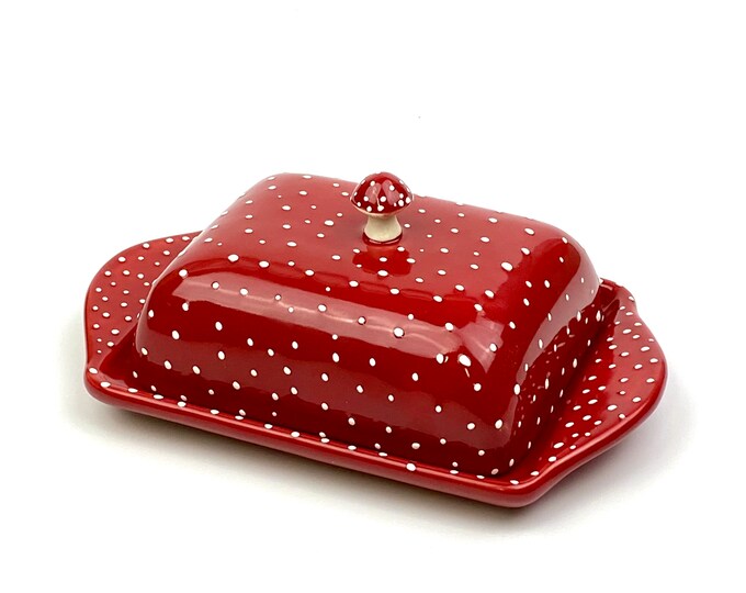 French Vintage Butter Dish / Beurrier 80s Transparent Glass Etsy