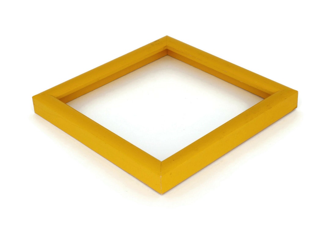 Yellow Picture Frame, Choice of Size and Shape, Modern, Simple, Minimal