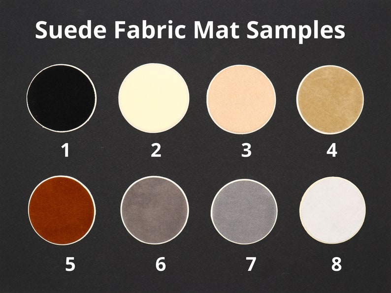 Square Mat Board With Round Opening Quality Fabric Covered Etsy