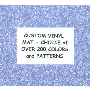 8x10 Matboard, Blue Colors and Patterns, Premium Vinyl Covered Mat Board (4).