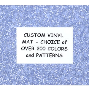 CUSTOM Matboard, Blue Colors and Patterns, Premium Vinyl Covered Mat Board Cut to Your Size Frame and Art, Print or Photo (4).