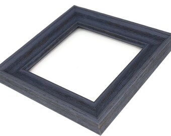 Rustic Basic Gray Picture Frame, Choice of Size and Shape, 211008