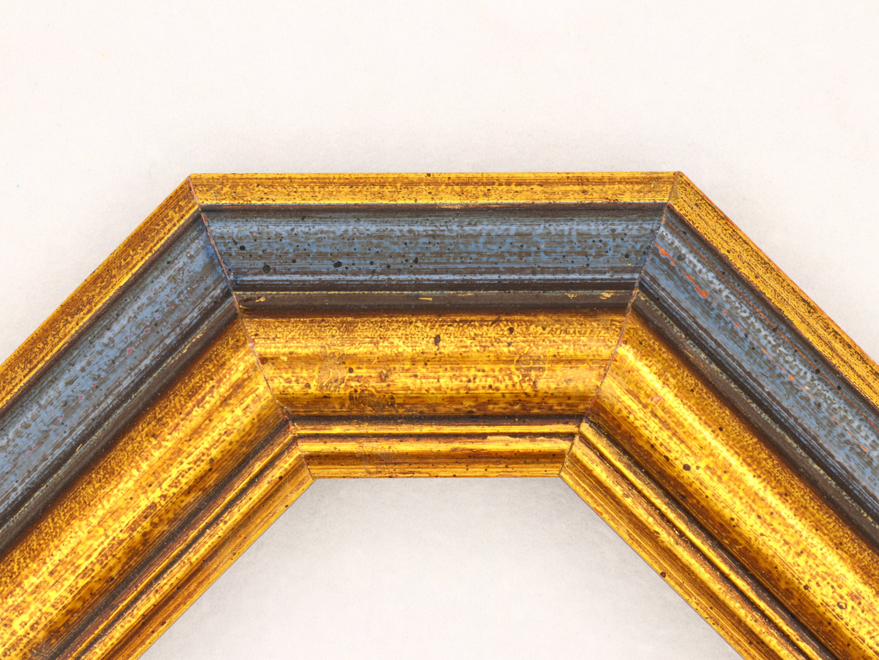 Art Deco 8x10 Picture Frame with Custom Mat Octagon Shaped Etsy