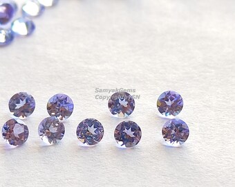 5Pcs AAA Quality Tanzanite Blue 3mm Round Faceted Gemstone: Wholesale Tanzanite Micro Cut Stones Lot