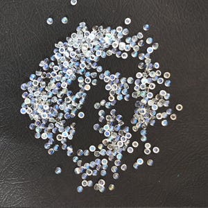AAA Blue Fire Moonstone Cabochons: 3mm Loose Gemstone Lot image 1