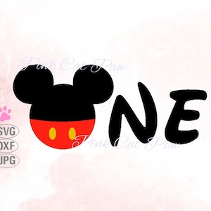 I&#39;m One Svg, Mickey One Svg, One Mickey Svg, Mickey SVG, Mickey 1st Birthday Svg, Mickey Head Svg, Disney Mouse SVG, Mickey Party Svg