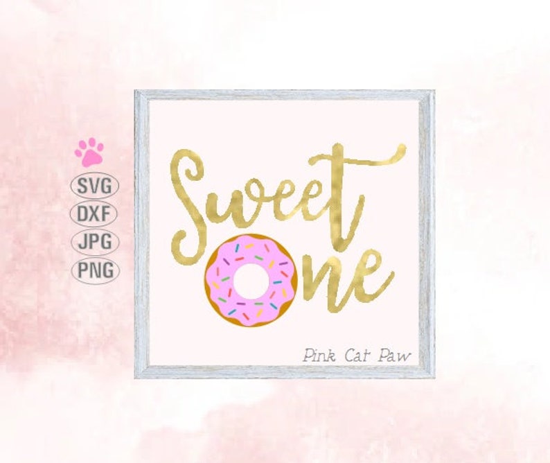 Free Free 105 Sweet One Donut Svg Free SVG PNG EPS DXF File