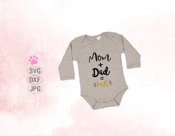 Download Mom Dad Me Svg Baby Svg New Baby Svg Baby Shower Svg Etsy