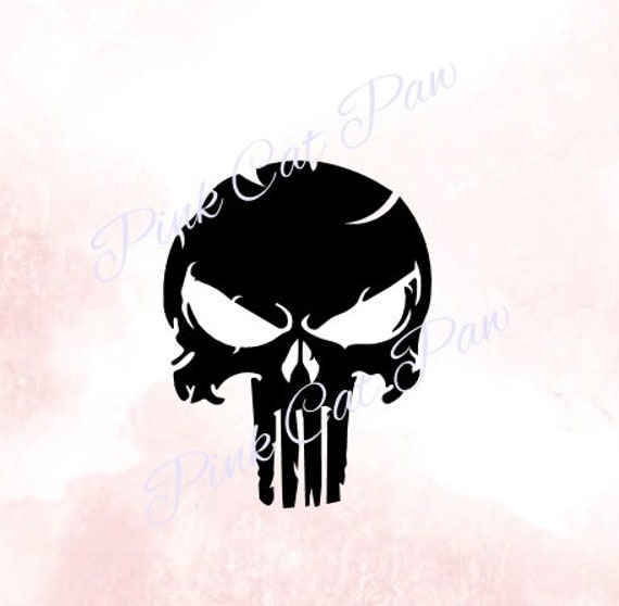 Punisher skull SVG cutting file