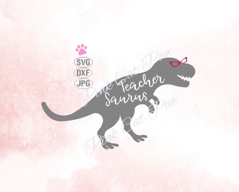 Download Teacher Saurus Svg Back To School Svg Teacher Svg Dino | Etsy