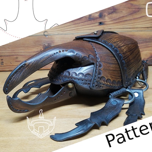 beetle backpack leather Unique Handmade Vintage Leather Backpack Full Grain Leather Retro Rucksack Large Each piece is beautifully handmade with full grain leather VacationGrabs Unique Designer Leather Beetle
