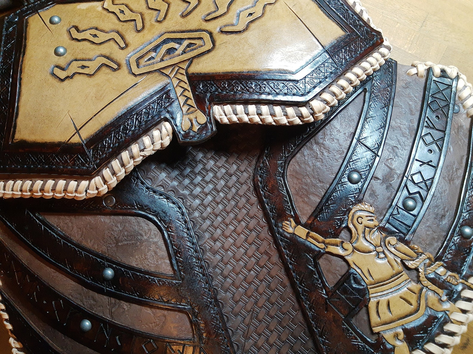 Leather Armor Chest Plate PATTERN Viking Set Etsy