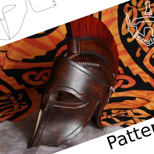 Digital LARP Leather Viking Helmet PATTERN Viking Set Etsy