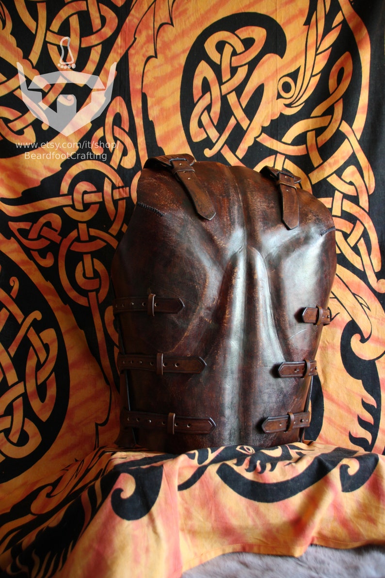 Spartan Hoplit Leather Breastplate Pattern Greek Chest Plate Etsy
