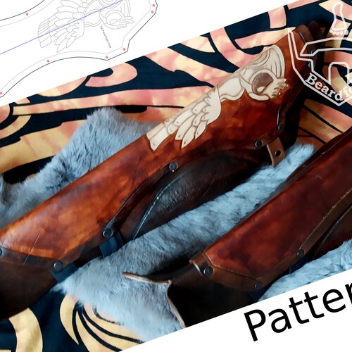 Spartan Leather Breastplate PATTERN Hoplit Set Etsy