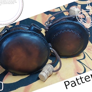 Digital Leather Field Bottle PATTERN