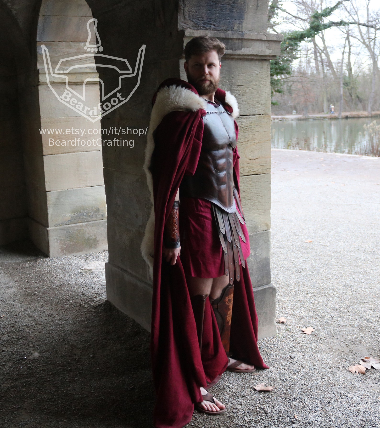 Spartan Leather Breastplate PATTERN Hoplit Set Etsy