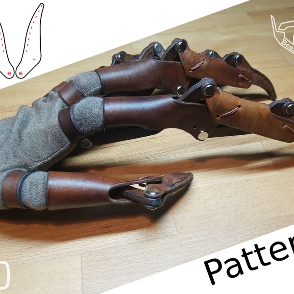 Digital Leather Claw PATTERN - Nature Set