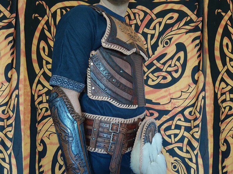 Leather Armor Chest Plate PATTERN Viking Set Etsy