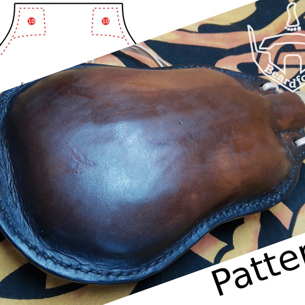 Digital Leather Drinking Bottle PATTERN