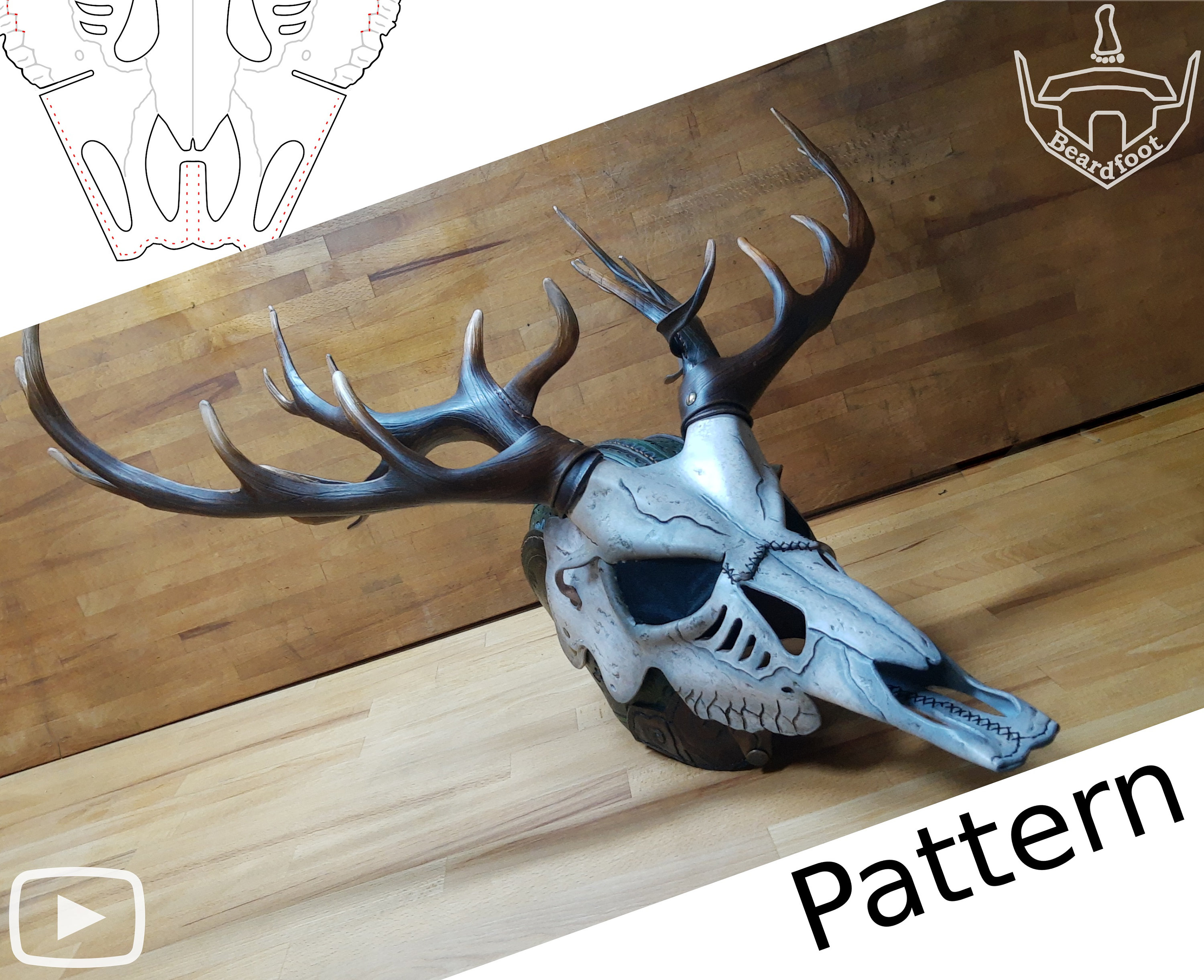 Archivo 3d del cráneo de venado - Etsy México, image size:3000x2442